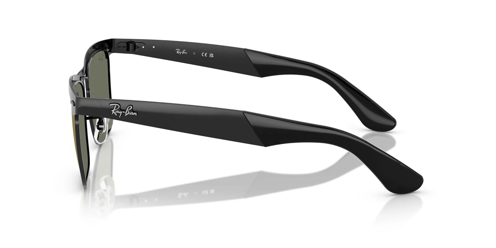 Ray-Ban Wayfarer Deluxe 3875 Sunglasses - Black - view 8